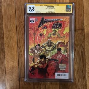 Avengers #40 CGC 9.8 Marvel, 2/21 Comic Signed by Jason Aaron 5/31/22